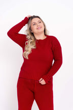 Conjunto Trançado em Tricot