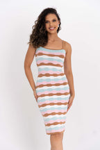 Vestido Modal Listrado