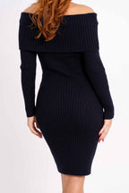 Vestido Canelado Elegance