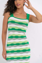 Vestido Modal Listrado