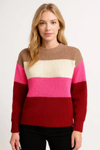 Blusa Listrada Mousse
