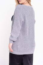 Casaco de Tricot Ponto Fang