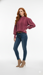 Blusa Trançada Pipoquinha