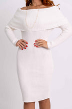 Vestido Canelado Elegance