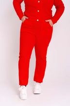 Conjunto Casaco e Calça Colmeia Modal