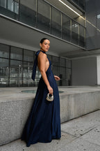 VESTIDO LONGO FRENTE ÚNICA