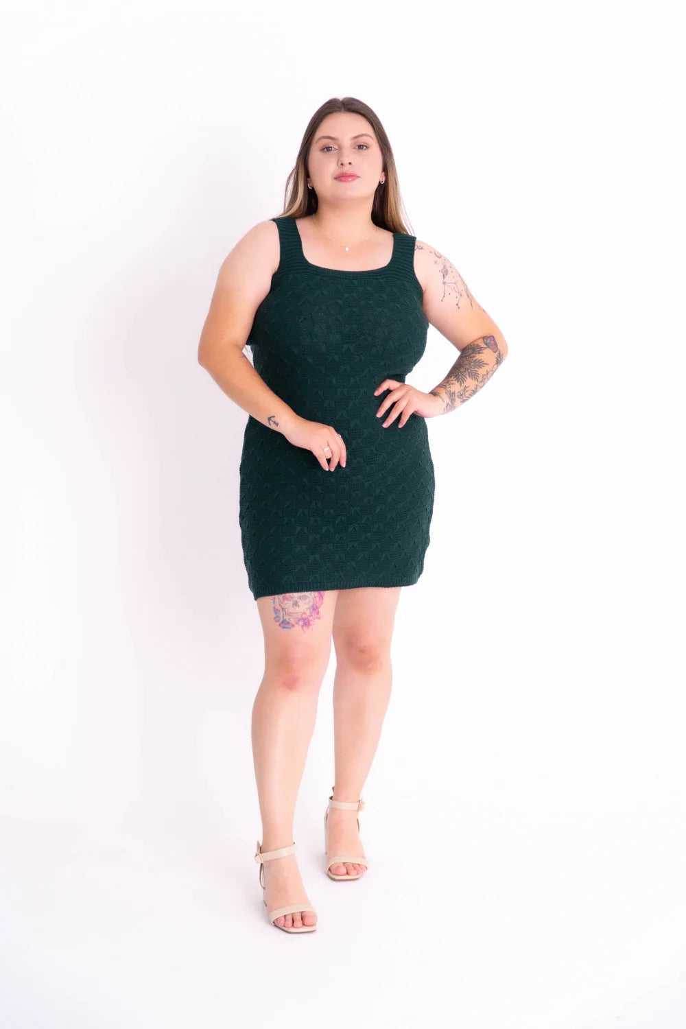 Vestido de Tricot Lacinho