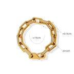 Pulseira Feminina em Aço Inoxidável