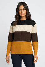 Blusa Listrada Mousse