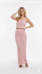 Conjunto Rendado com Forro