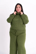 Conjunto Pantalona Gola Rolê Tranças