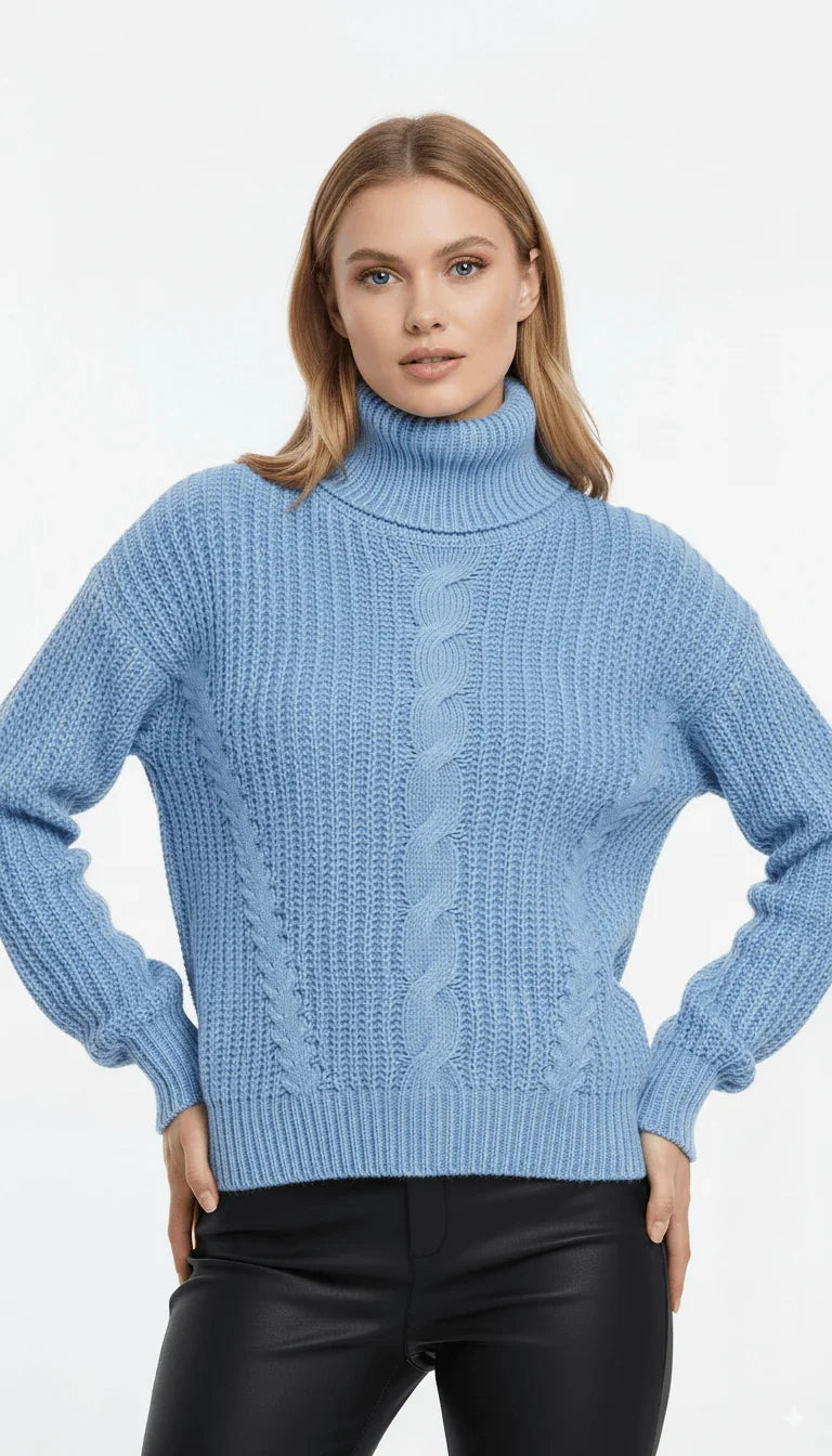 Blusão de Lã Trançado