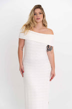 Vestido Ombro A Ombro Ondinhas