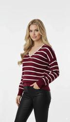 Blusa Listrada Plus Size