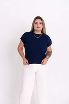 Blusinha Morcego Modal Trabalhada