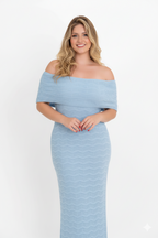 Vestido Ombro A Ombro Ondinhas