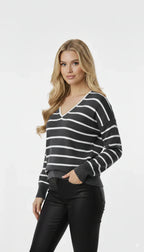 Blusa Listrada Plus Size