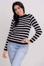 Blusa Listrada de Modal