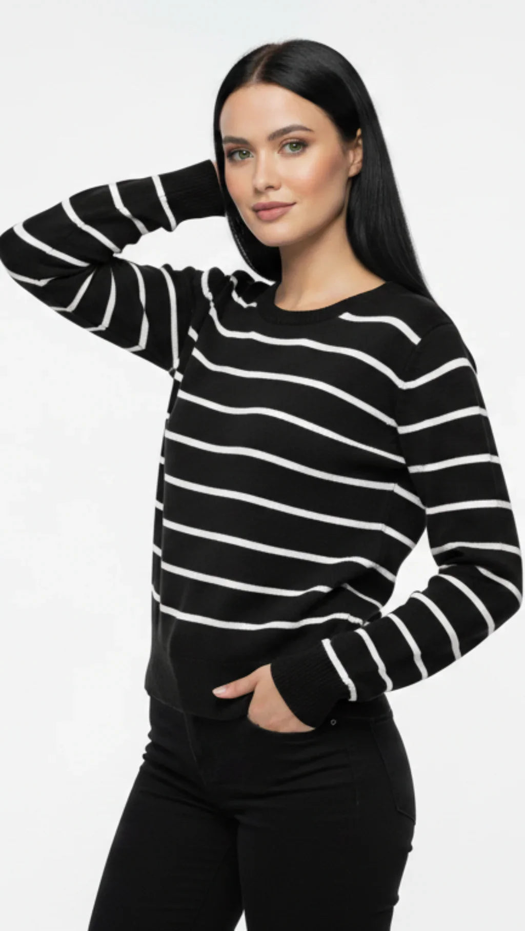 Blusinha Listrada de Modal