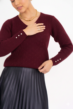 Blusa Modal com Decote V