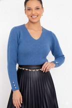 Blusa Modal com Decote V