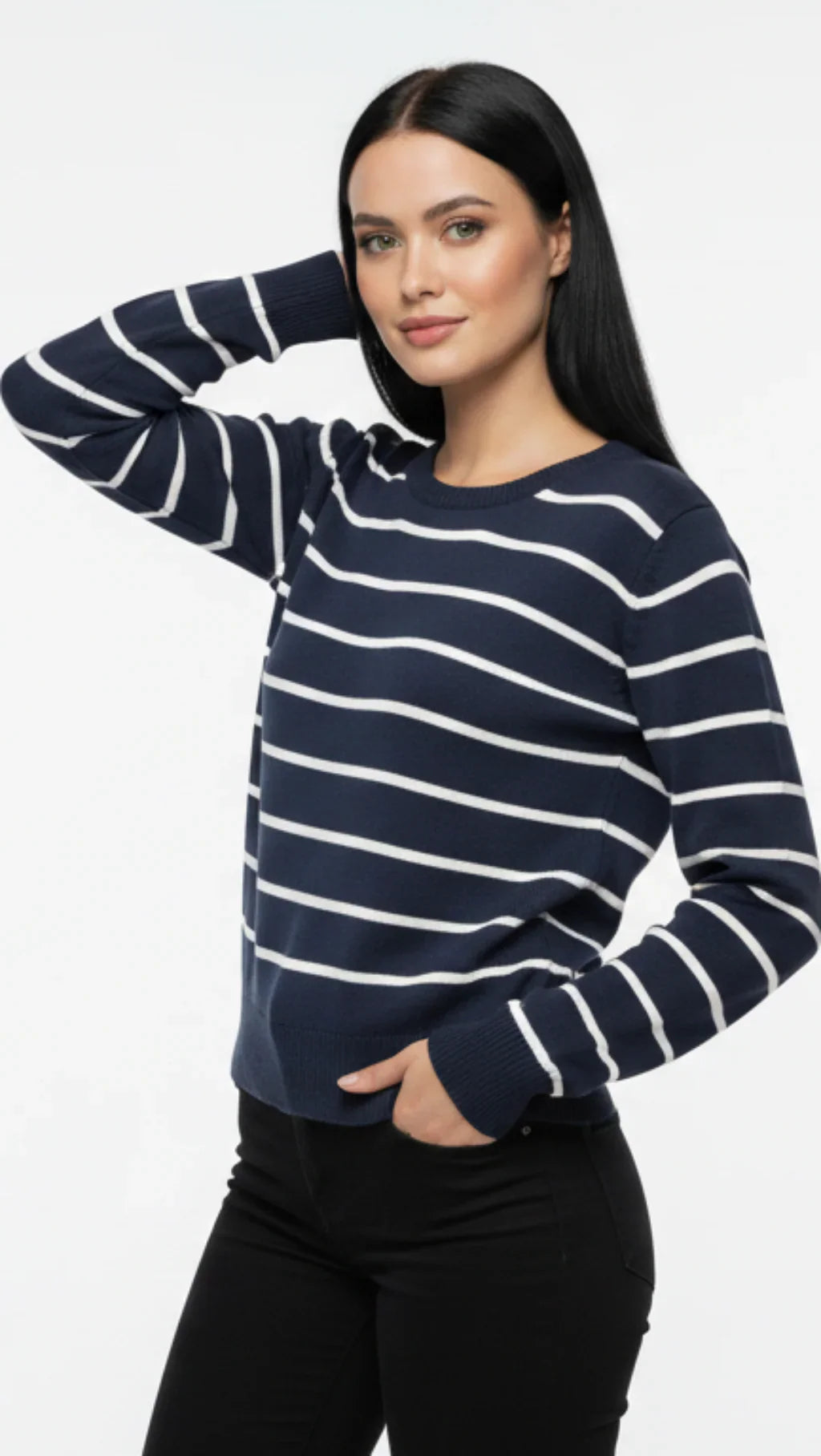 Blusinha Listrada de Modal