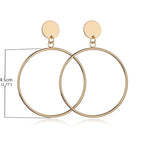 Brincos Geométrico Luxuoso Banhado a Ouro e Prata