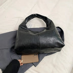 Bolsa Hobo de Couro Plutônio Elegante para Mulheres