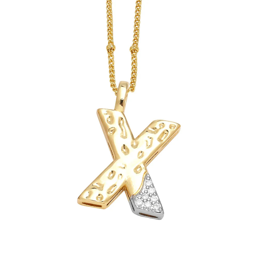 Colar Inicial Personalizado com Cristais FLOLA