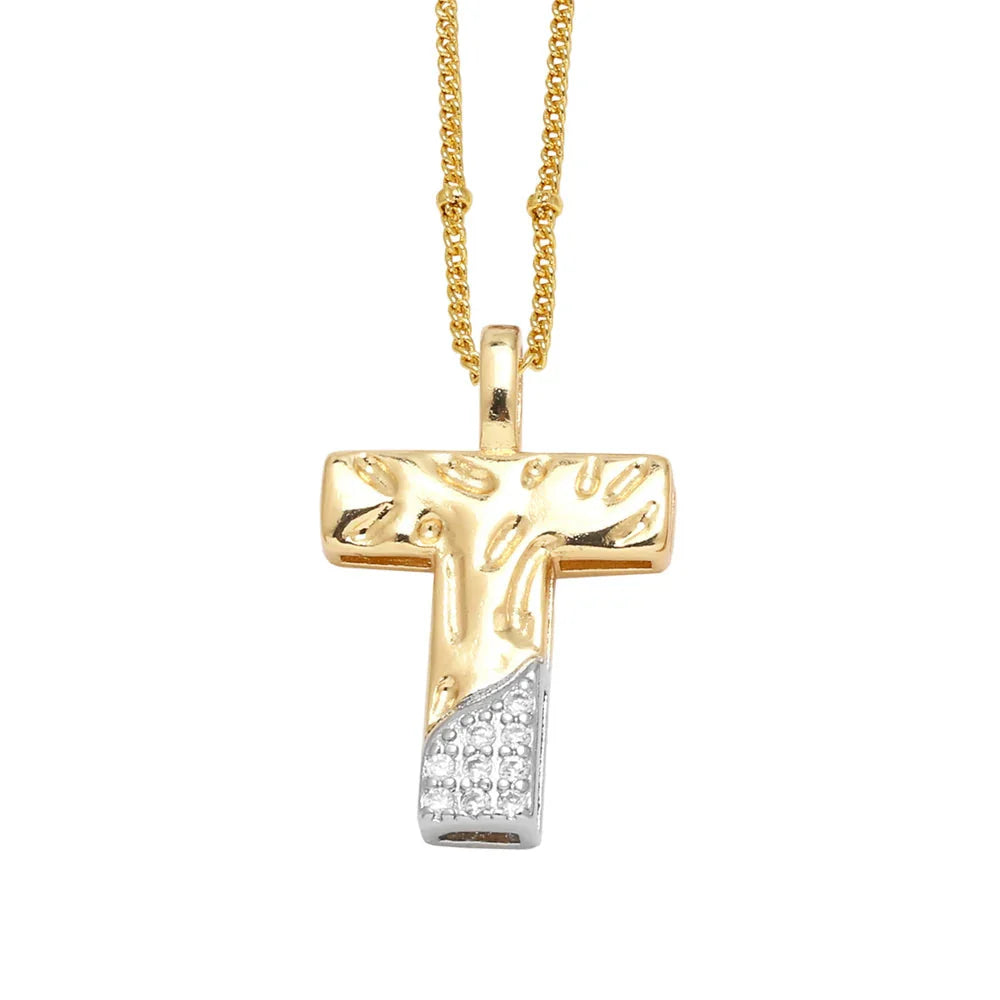 Colar Inicial Personalizado com Cristais FLOLA