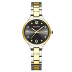 Relógio Luxuoso Curren Feminino em Aço Inoxidável