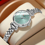 Relógio Feminino Curren Luxuoso com Strass Brilhante