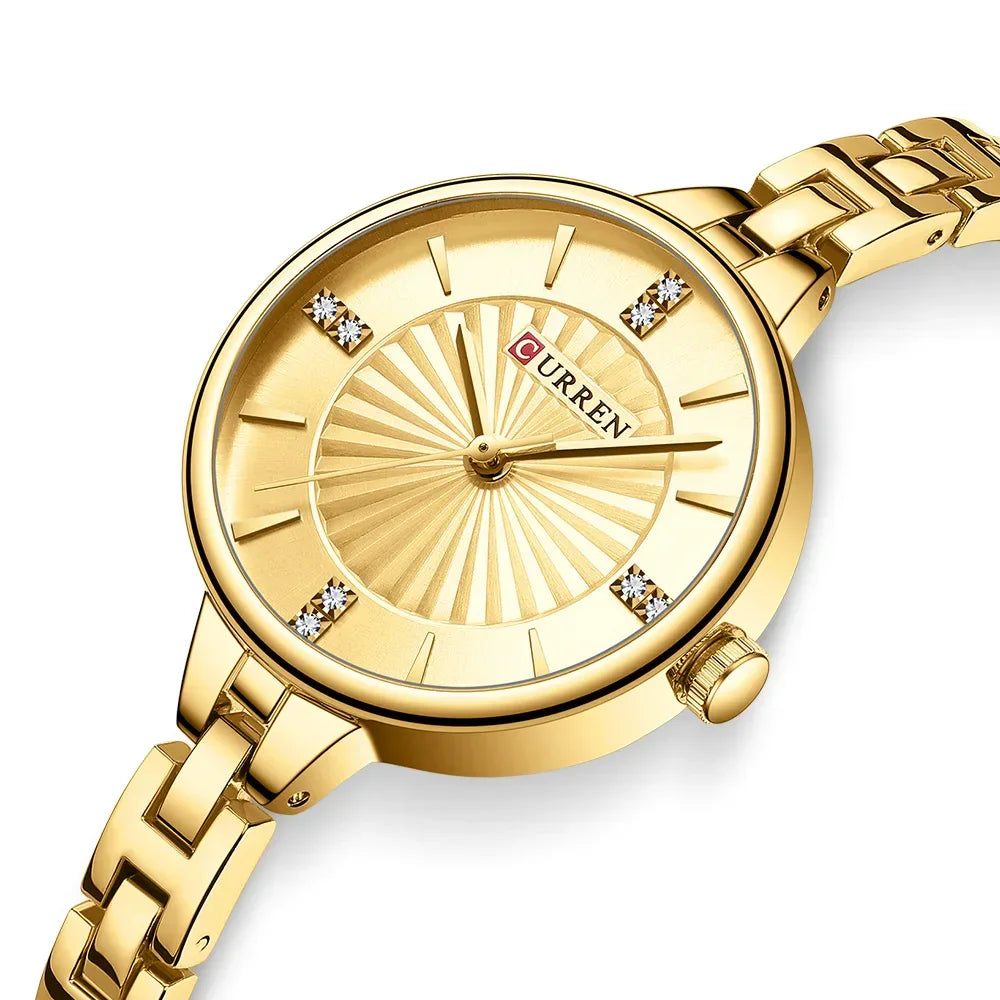 Relógio de Pulso Feminino Quartzo Curren