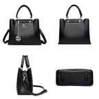 Bolsa de Couro Luxuosa com Grande Capacidade e Design Elegante