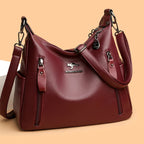 Bolsa Luxuosa Crossbody de Couro Plutônio