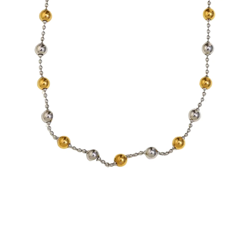 Colar Elegance Dual em Aço Inoxidável 18K