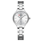 Relógio Luxuoso Curren Feminino em Aço Inoxidável