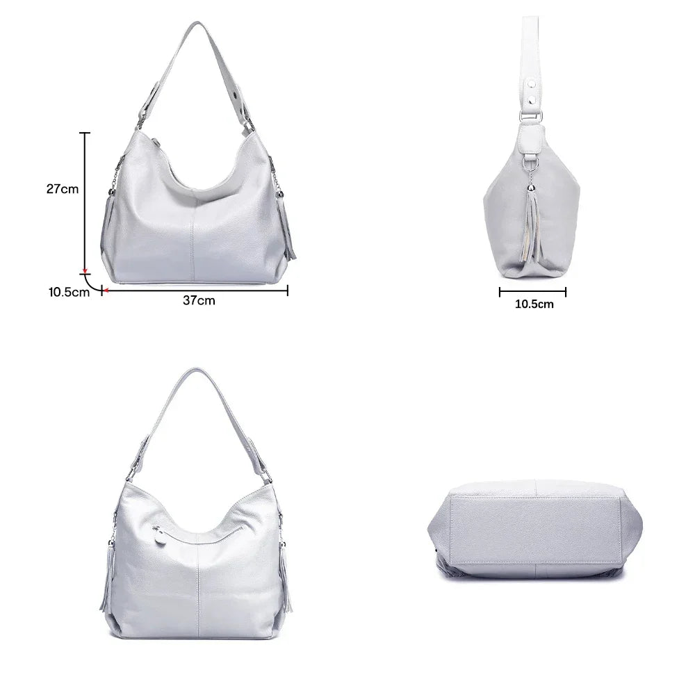 Bolsa de Couro Feminina Zency