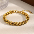 Pulseira de Aço Inoxidável Luxuosa Ebbelle