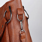 Bolsa de Couro Luxuosa com Grande Capacidade