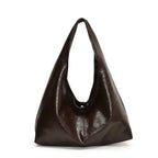Bolsa Hobo de Couro Plutônio Elegante para Mulheres