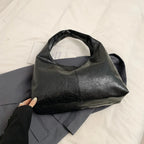 Bolsa Hobo de Couro Plutônio Elegante para Mulheres