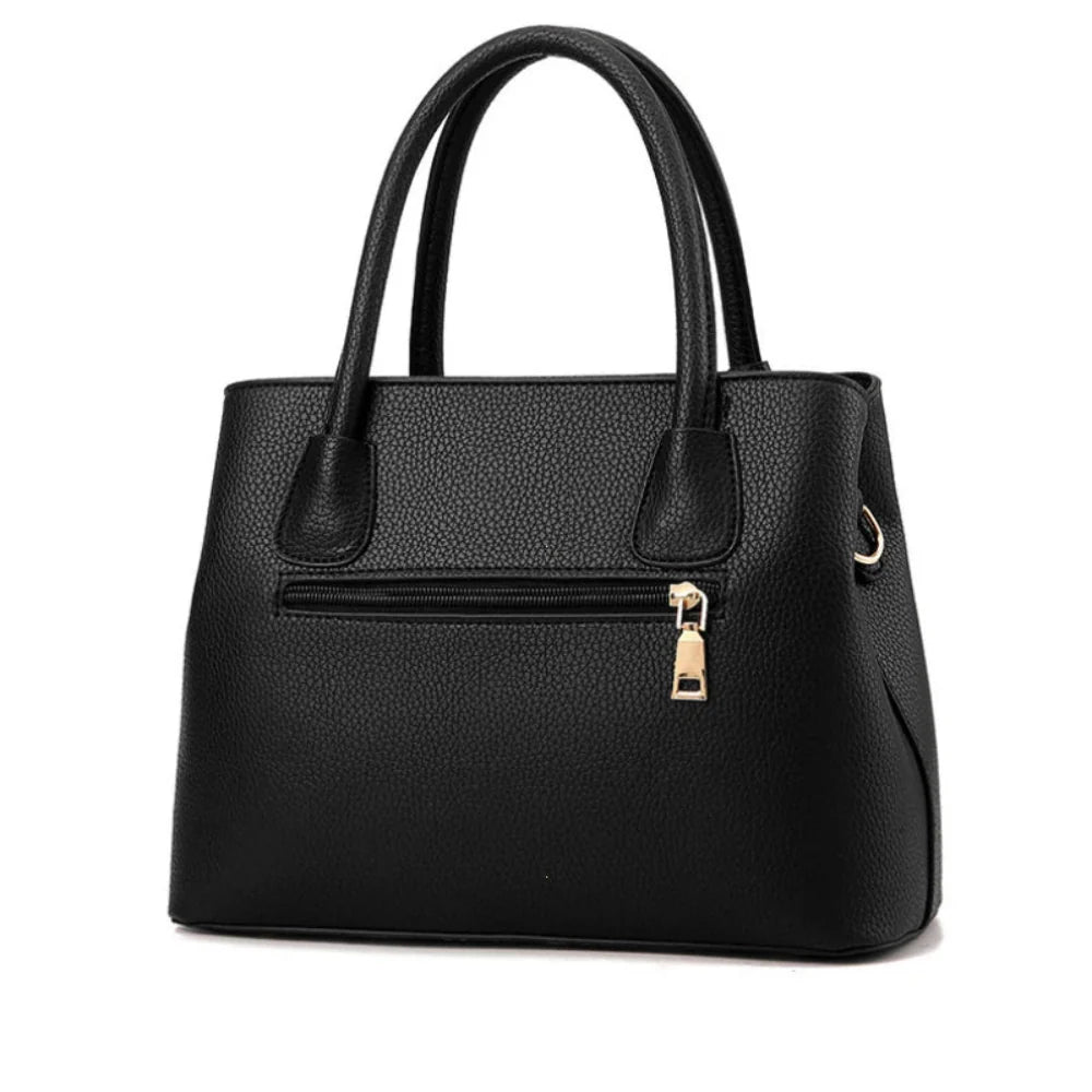 Elegante Bolsa de Couro Plutônio Feminina