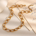 Colar Círculo Zircão Exuberante 18K Banhado a Ouro