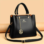 Bolsa de Couro Luxuosa com Grande Capacidade e Design Elegante