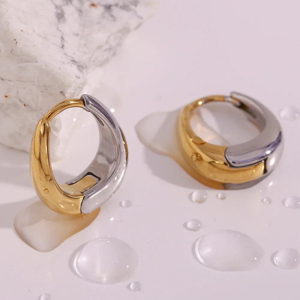 Brincos Pera em Aço Inoxidável