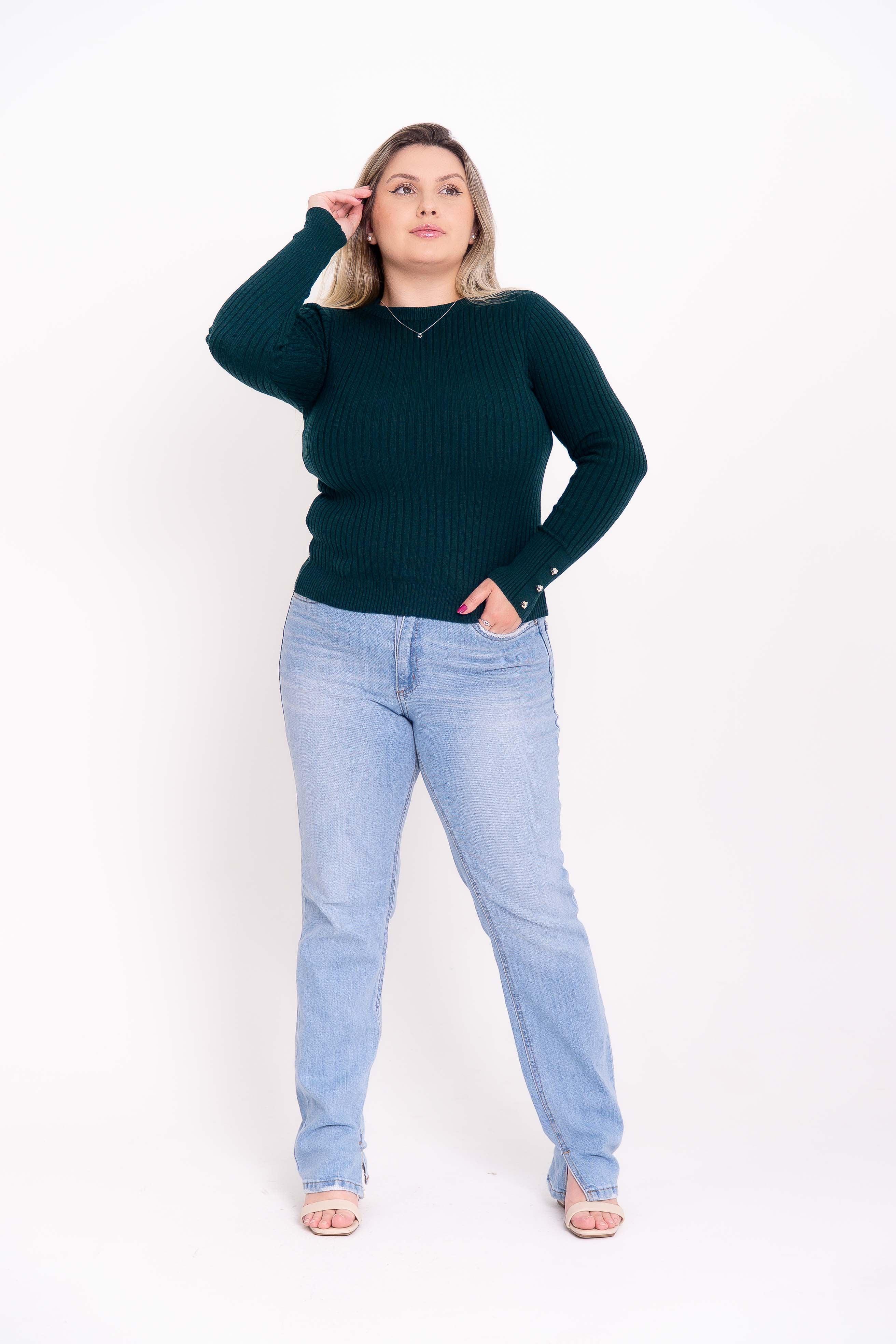 Blusa Modal com Botões