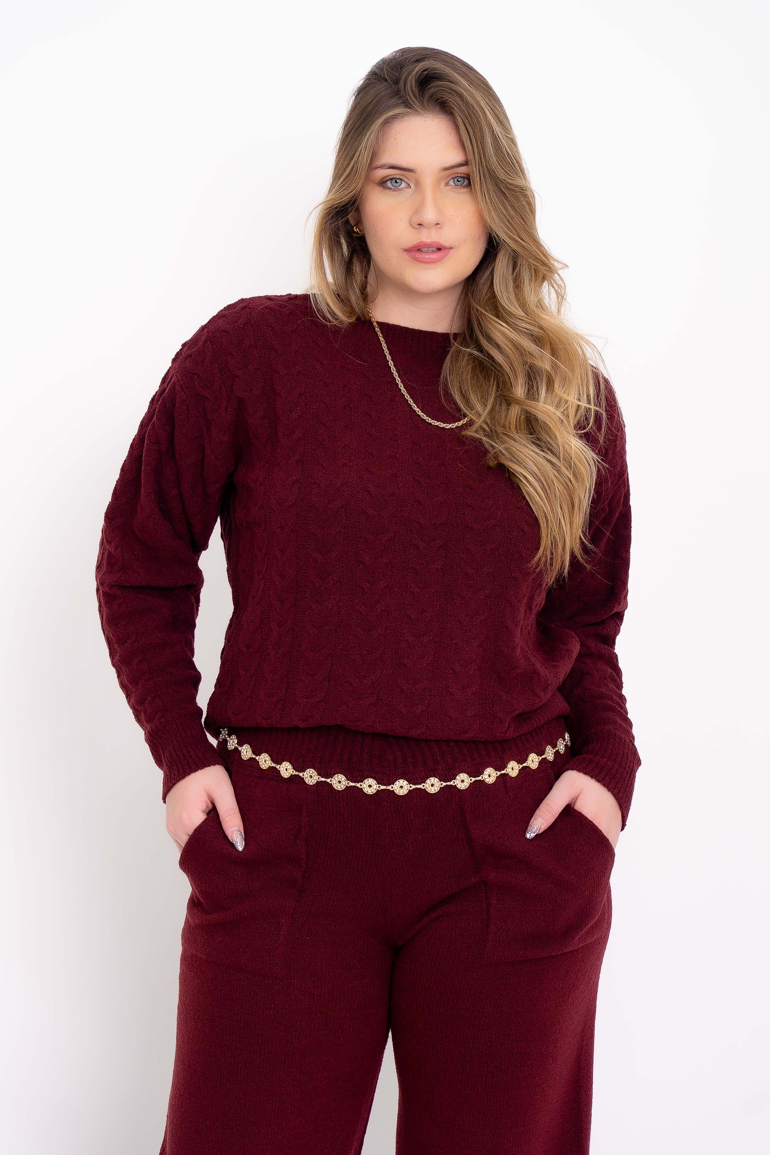 Conjunto Mousse Trançado