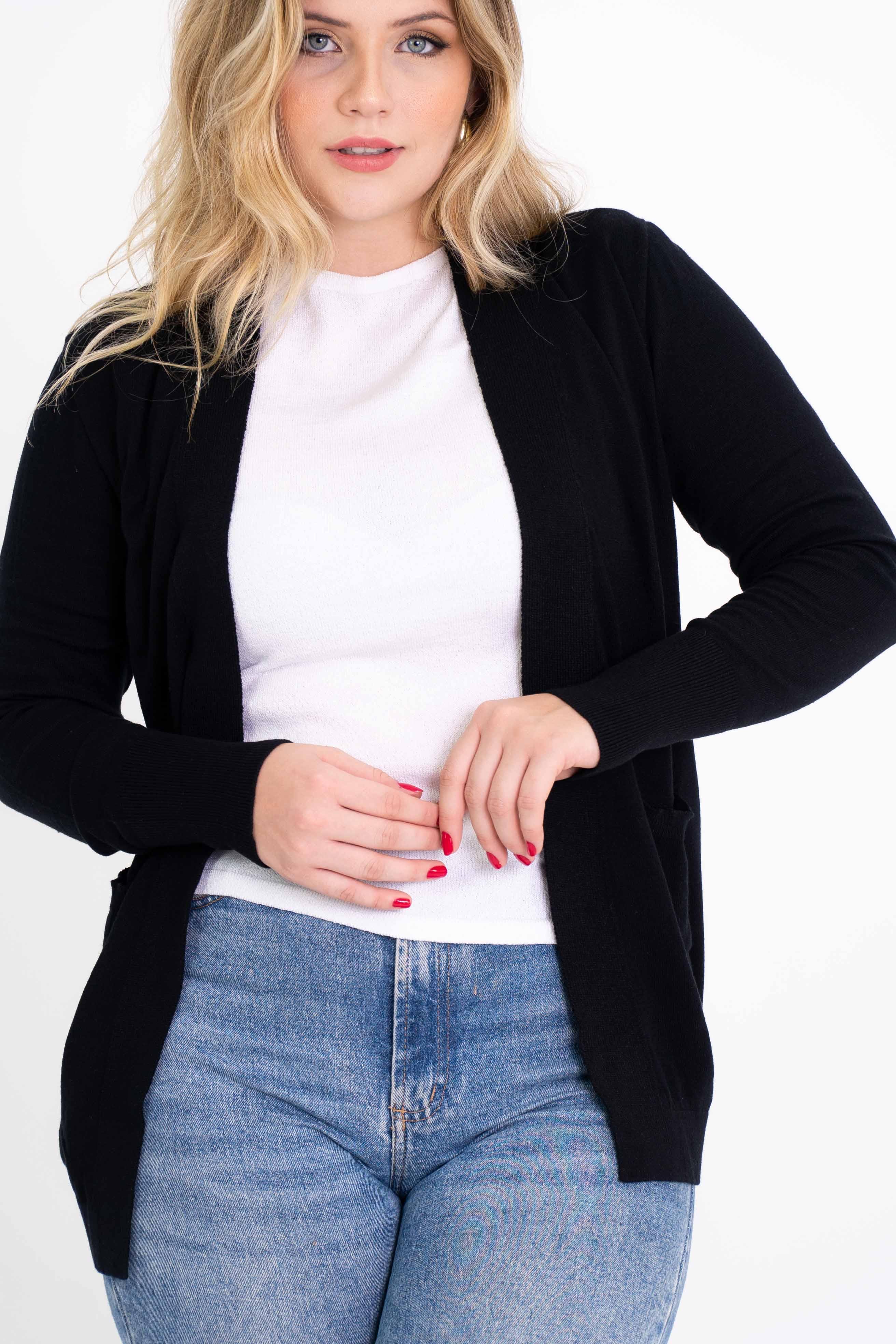 Cardigan Modal Básico