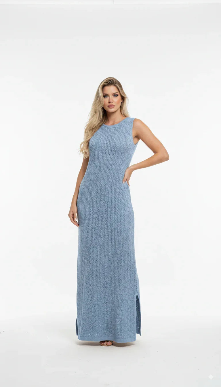 Vestido Decote V Modal